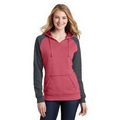 District  Juniors Lightweight Fleece Raglan Hoodie